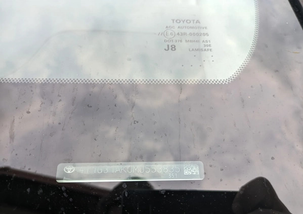 Toyota Camry cena 138900 przebieg: 47000, rok produkcji 2021 z Szepietowo małe 407